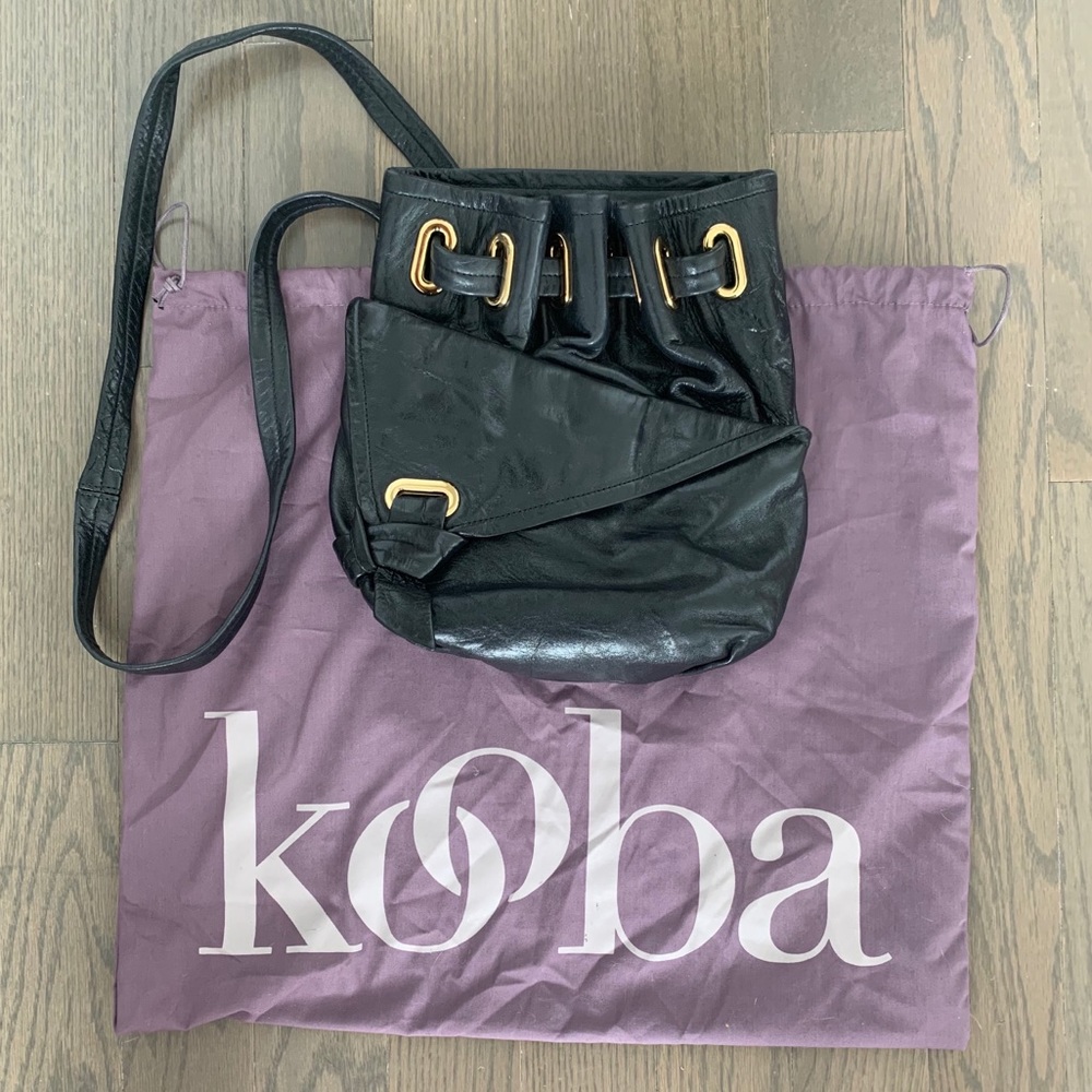 Kooba Crossbody Bag Black Leather